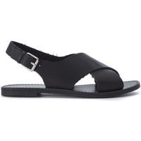 Windsor Smith Banning black leather sandal women\'s Sandals in black