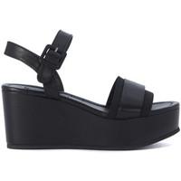 Windsor Smith Joni black leather sandal women\'s Sandals in black