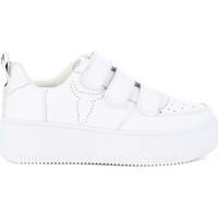 windsor smith sneaker fastt in pelle bianca womens trainers in white