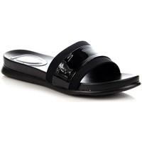 wishot czarne womens flip flops sandals shoes in black