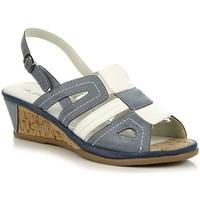 wishot niebieskie na womens sandals in blue