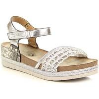 Wishot Srebrne Espadryle women\'s Sandals in Silver