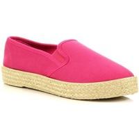 Wishot Ró?owe Espadryle Slip ON women\'s Shoes (Trainers) in pink
