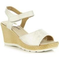 wishot biae na platformie womens sandals in silver