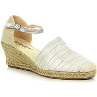 Wishot Srebrne Espadryle women\'s Sandals in Silver