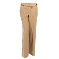 wide leg flannel trousers