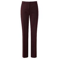 wide leg wool blend trouser cabernet 12