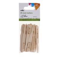 Wilko Wood Steak Markers