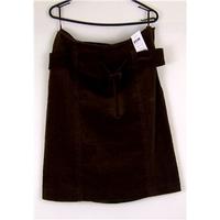 with love marilyn moore size 12 brown calf length skirt