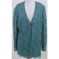 Windsmoor, Size L, Green Sequined Jacket