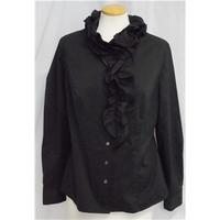 windsmoor size 12 black blouse