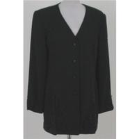 Windsmoor size 12 black beaded jacket