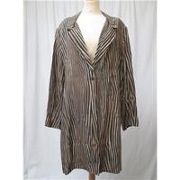 windsmoor size 20 brown long sleeved shirt