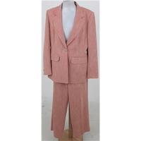 Windsmoor, size 10 pale orange linen mix trouser suit