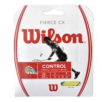 wilson fierce cx badminton string set lime