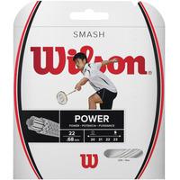 wilson smash badminton string set white