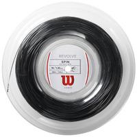 wilson revolve tennis string 200m reel black 130mm