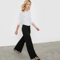 wide leg linen trousers