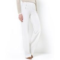 wide leg trousers with side zip fastening