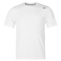 Wilson Woven Crew Tennis T Shirt Mens