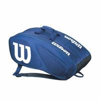 wilson team ii 12 racket bag navy