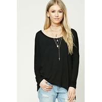 Wide-Neck Dolman Top