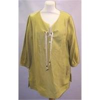 windsmoor size 14 yellow blouse