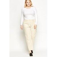 Wide Leg Cotton Trousers