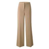 Wide Leg Stretch Trousers - Long