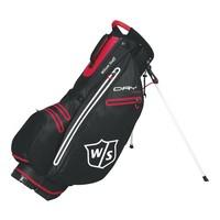 wilson staff dry tech golf carry bag black