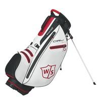 wilson staff dry tech golf carry bag white