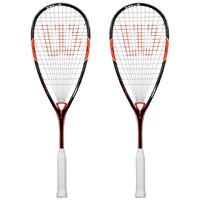 Wilson Whip 145 BLX Squash Racket Double Pack