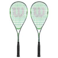 wilson impact pro 900 squash racket double pack greygreen