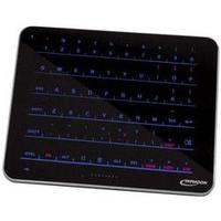 wireless keyboard typhoon smartremote black built in touchpad backlit