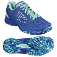 Wilson Kaos Ladies Tennis Shoes - Blue/Green, 6.5 UK