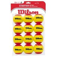 wilson starter easy red balls 12 pack