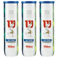 wilson tour club tennis balls 1 doz