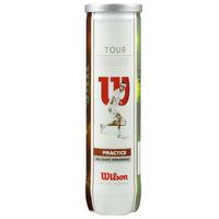 Wilson Tour Practice Tennis Balls - Tube of 4