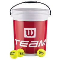 Wilson Team W Trainer Tennis Balls - 72 Ball Bucket