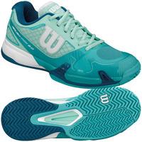 Wilson Rush Pro 2.0 Ladies Tennis Shoes - Blue/White, 5.5 UK