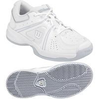 Wilson Envy Junior Tennis Shoes AW16 - White/Grey, 5 UK