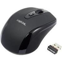 Wireless mouse Optical LogiLink 2.4 GHz wireless mini optical mouse black Black