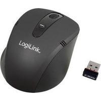 Wireless mouse Optical LogiLink 2.4 GHz wireless optical mouse Black