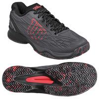 Wilson Kaos Mens Tennis Shoes - Grey/Red, 9.5 UK