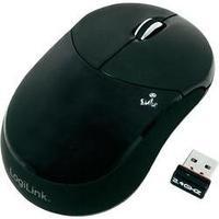 Wireless mouse Optical LogiLink Smile Black