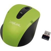 Wireless mouse Optical LogiLink 2.4 GHz wireless optical mouse Mini green Green