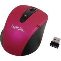 Wireless mouse Optical LogiLink 2.4 GHz wireless optical mouse Cherry red