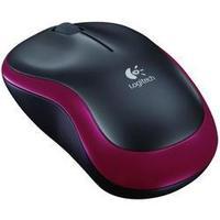 Wireless mouse Optical Logitech M185 Wireless Mouse Red