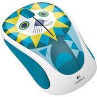 Wireless mouse Logitech M238 Löwe Turquoise, Yellow