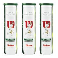 Wilson Tour Davis Cup Tennis Balls - 1 Dozen